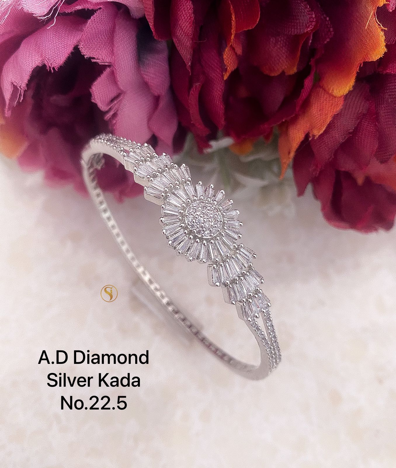 22 Designer AD Diamond Fancy Bracelets Wholesale Shop In Surat